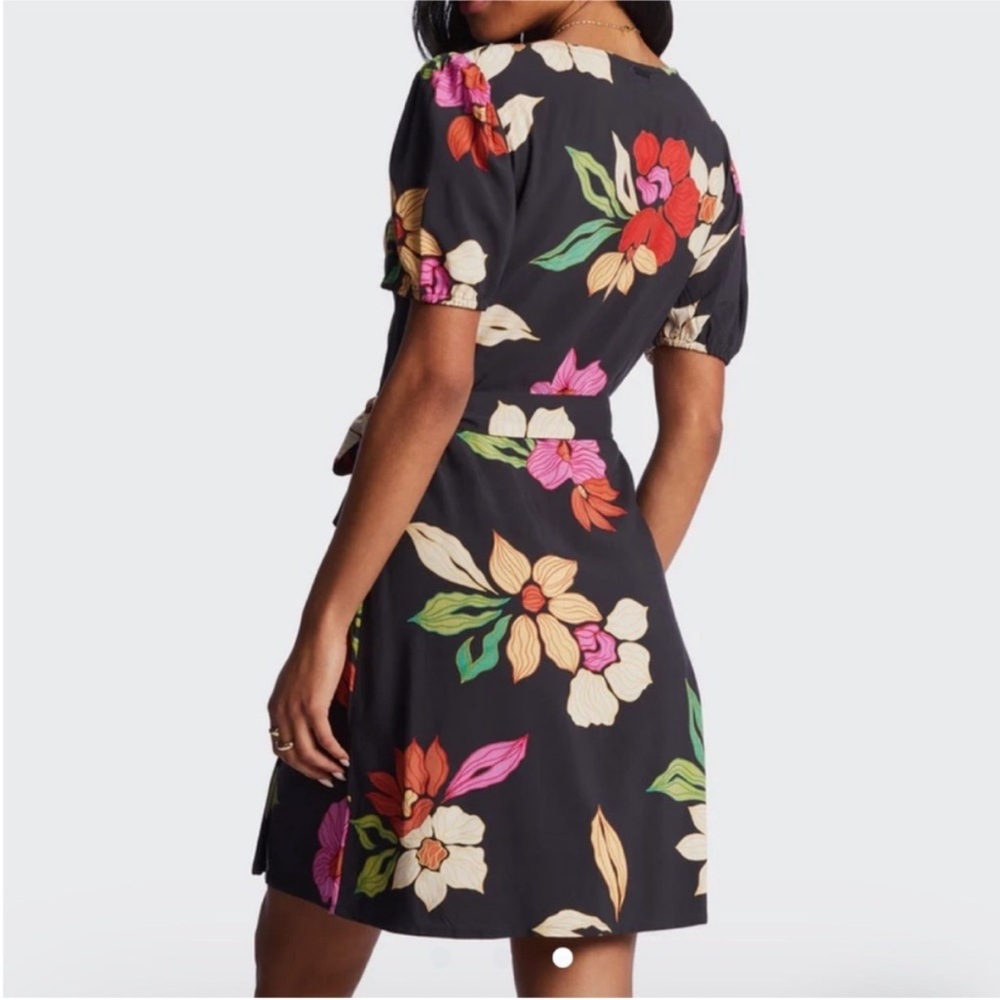 Billabong Hot Tropics Mini Wrap Dress - Picture 2 of 5